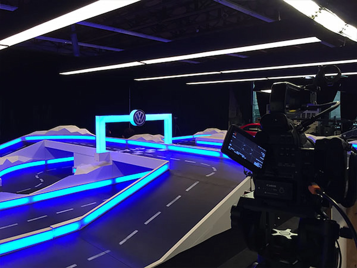 Volkswagen Rival Road track camera setup