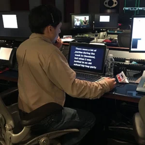 bet unconventional teleprompter operator