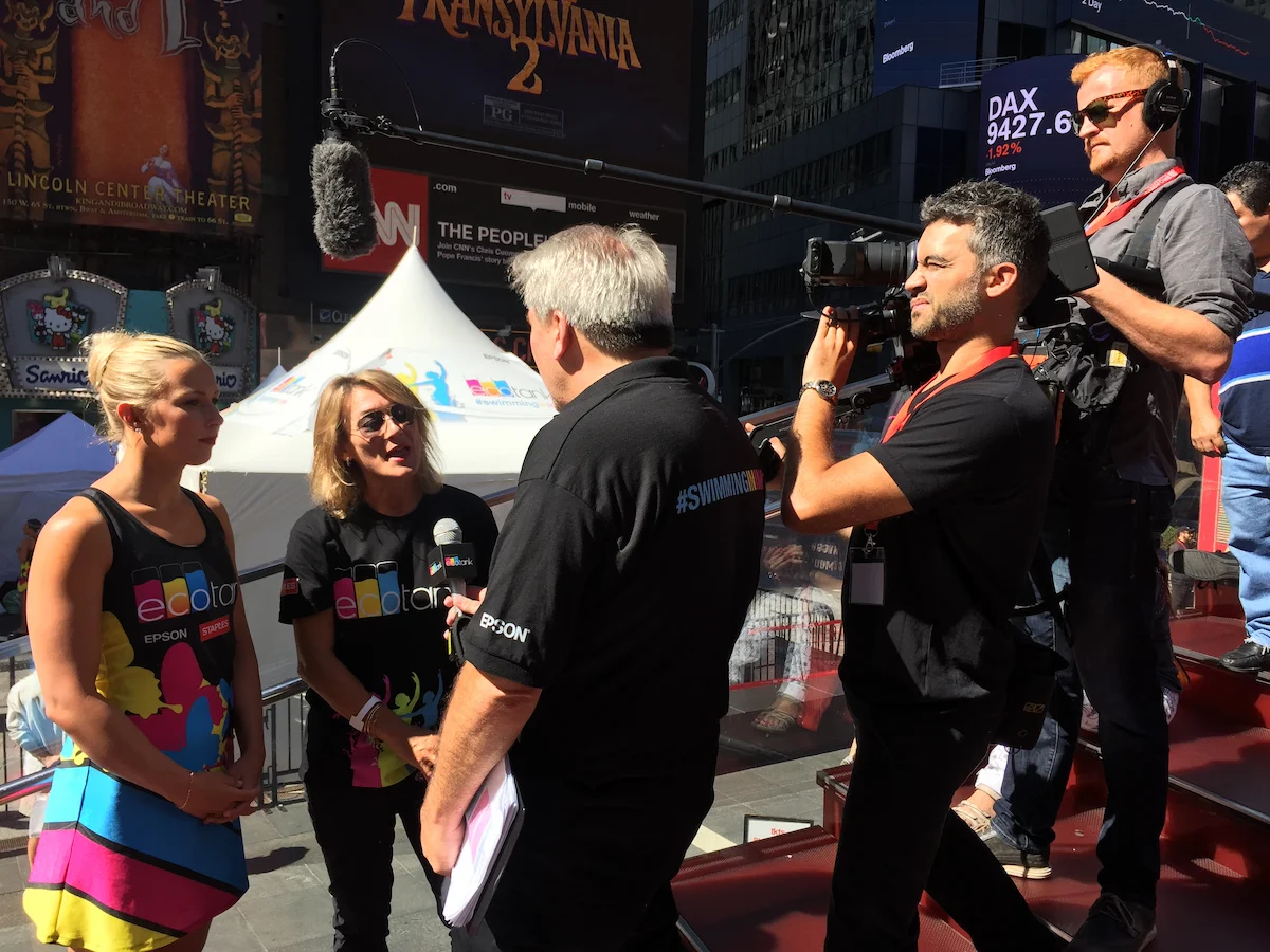 EPSON Times Square interviews