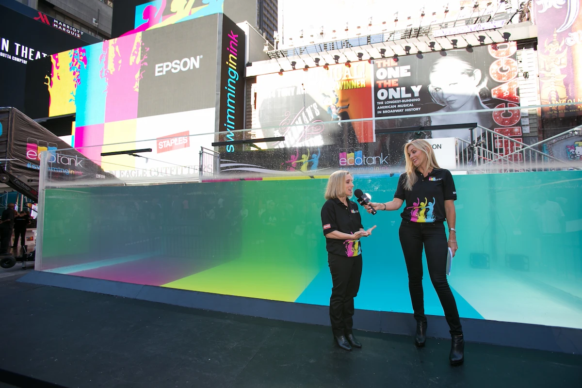 EPSON Times Square host interview