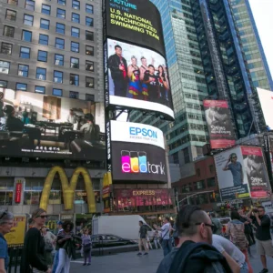 EPSON Times SQ display