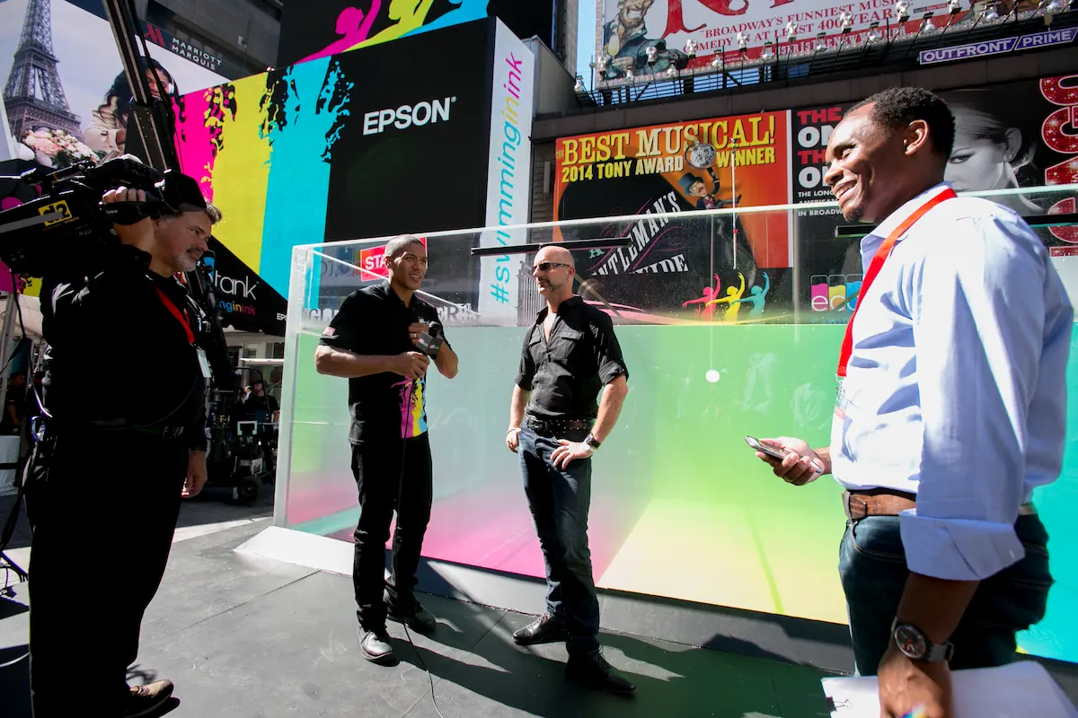 EPSON Times Square crew