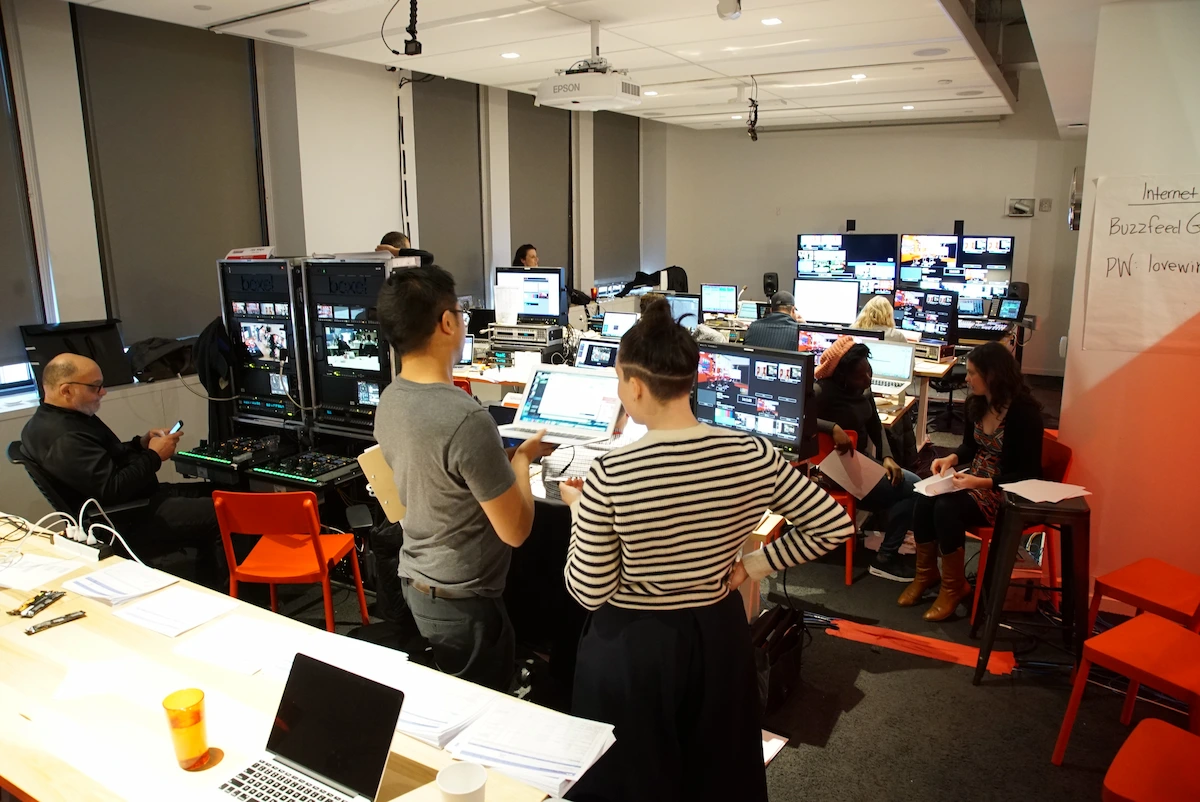 Buzzfeed We Did It America control room