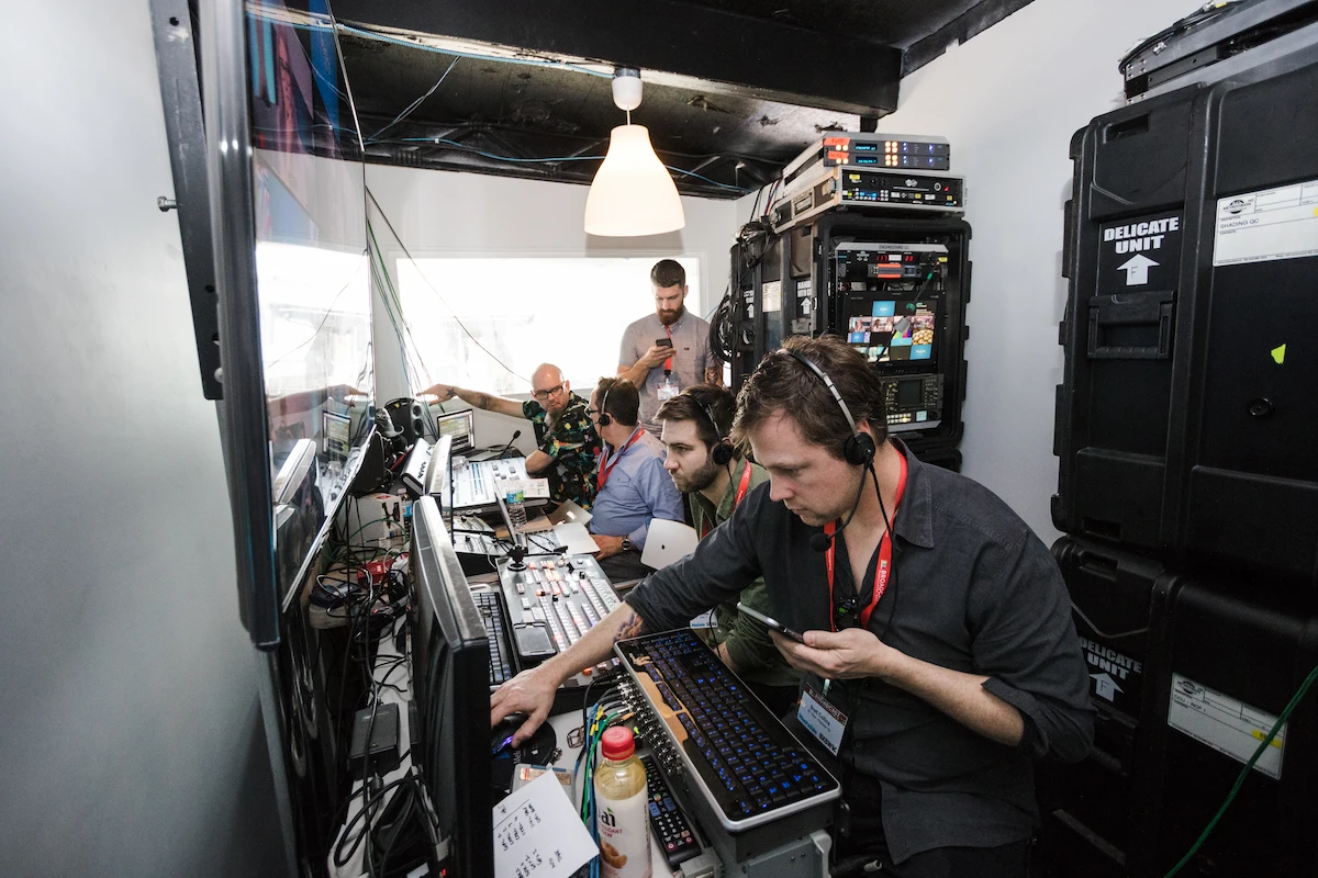 Mashable flight pack control room