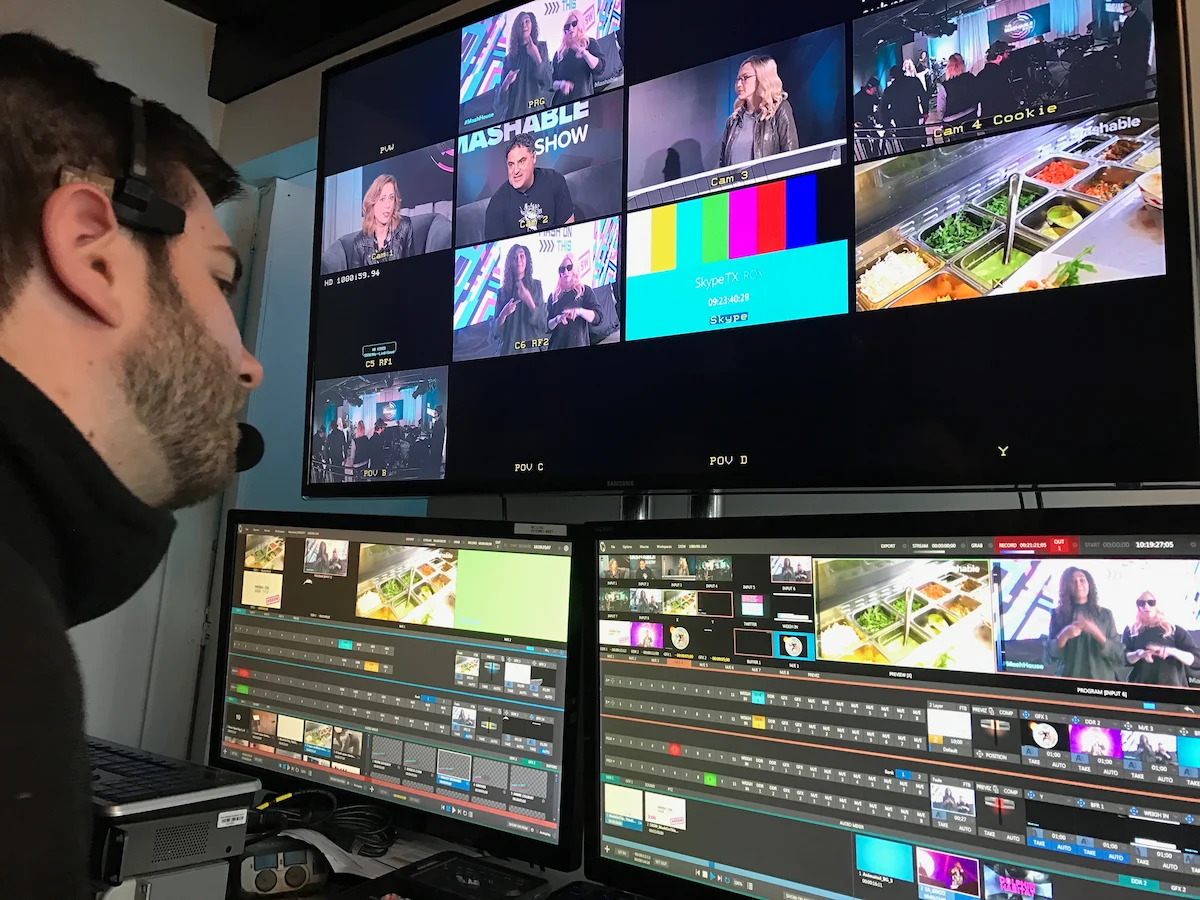 Mashable control room operator