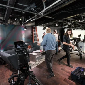 Mashable studio setup