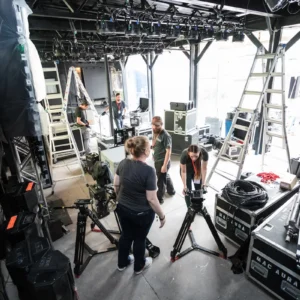 Mashable crew and equipment