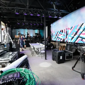 Mashable stage area setup