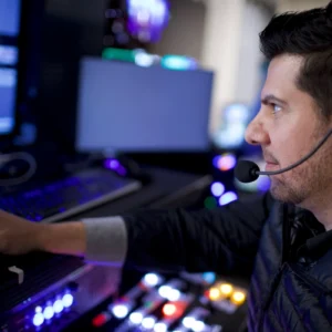 CGTN control room operator