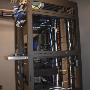 Global hospitality brand server rack cables