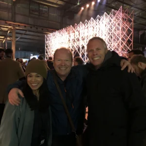 Bulleit Bourbon Todd with guests