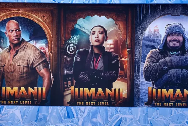 IMDb Jumanji premiere posters