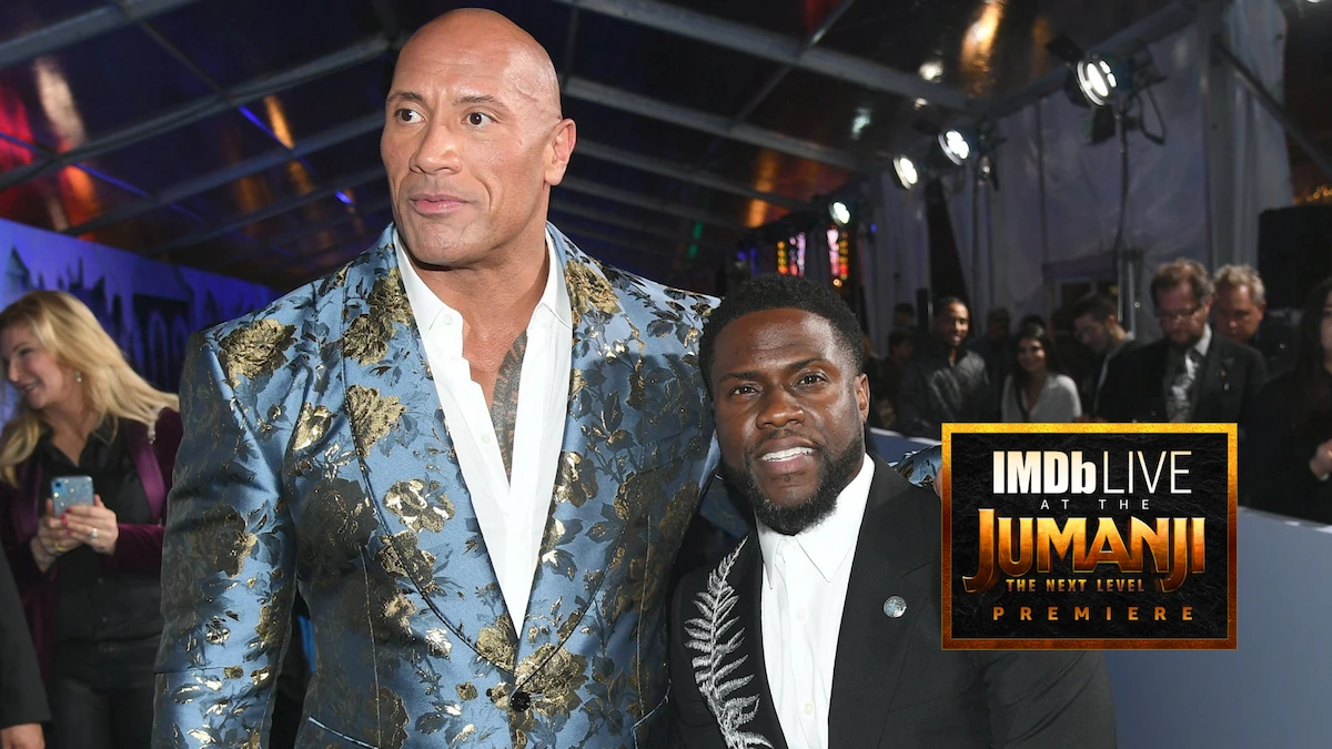 IMDb Jumanji premiere The Rock and Kevin Hart