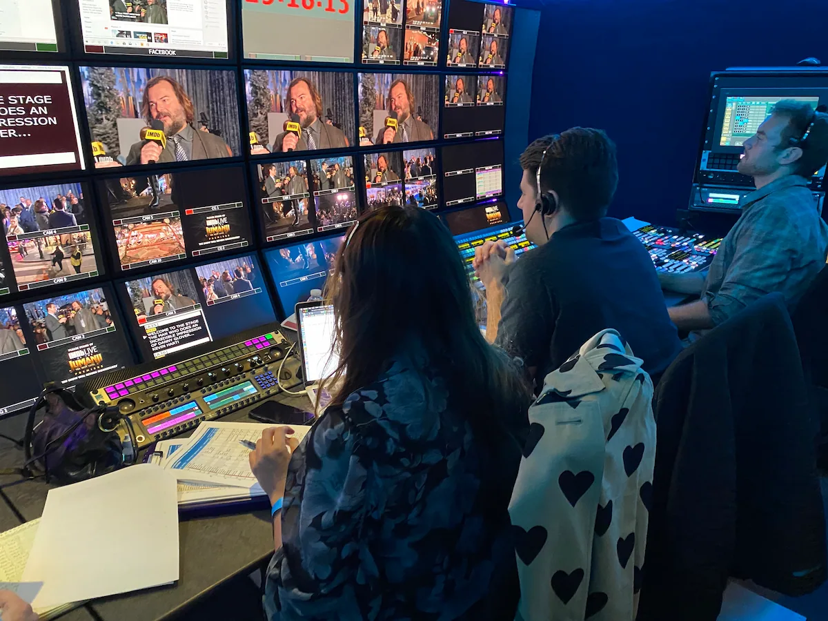 IMDb Jumanji premiere control room