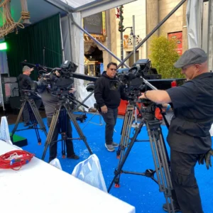 IMDb jumanji premiere camera setup