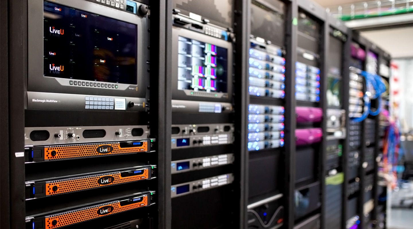 System Integration LiveU Server Room