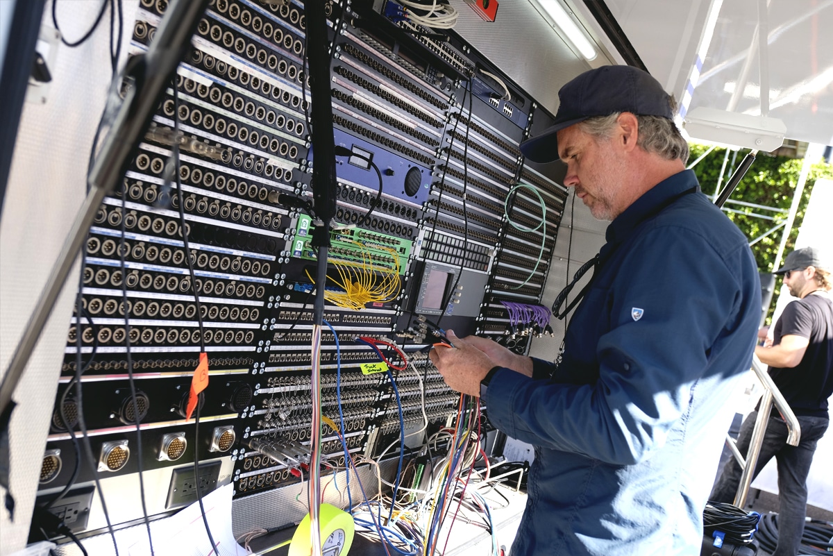 Live Production Mobile Unit A2 at Truck IO Panel