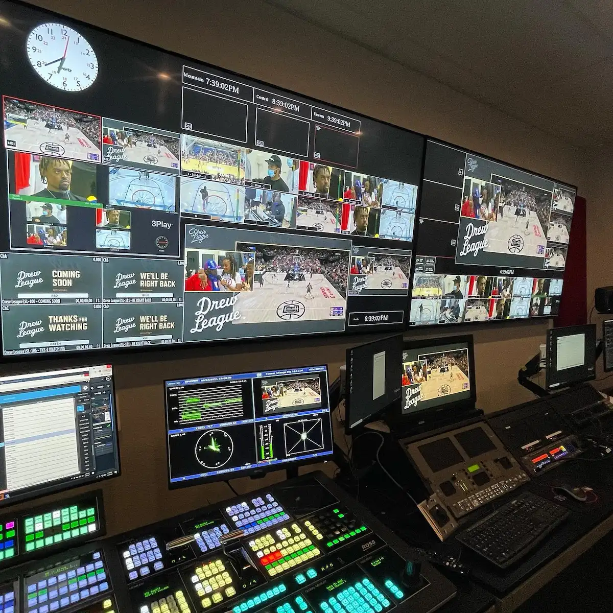 Gaming Community Network control room