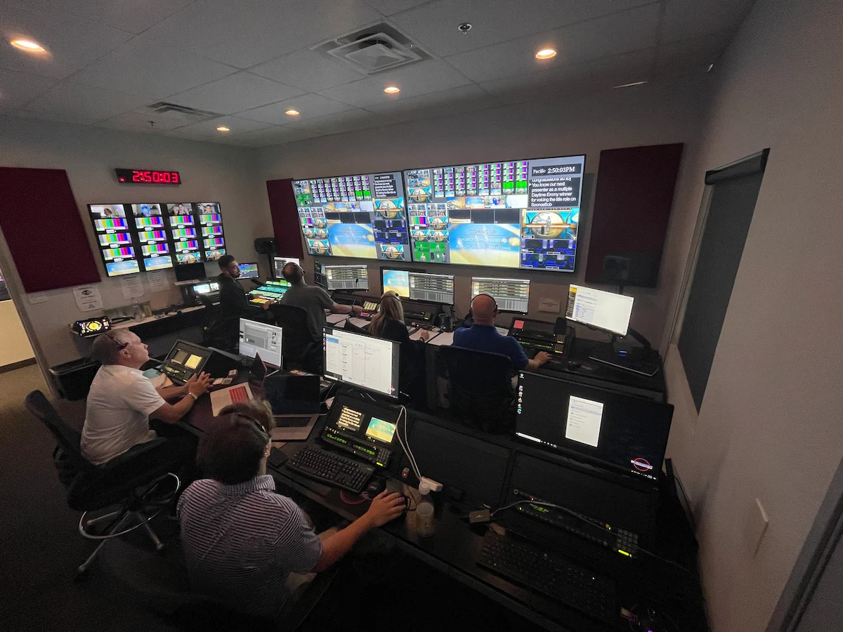 NATAS Daytime Emmys control room