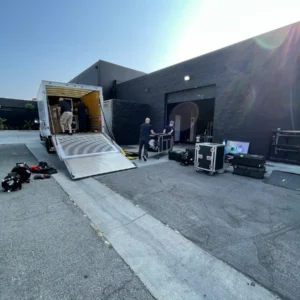NATAS Daytime Emmys unloading truck