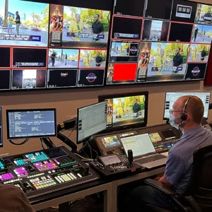 Stadium Live on the Line BOC control room