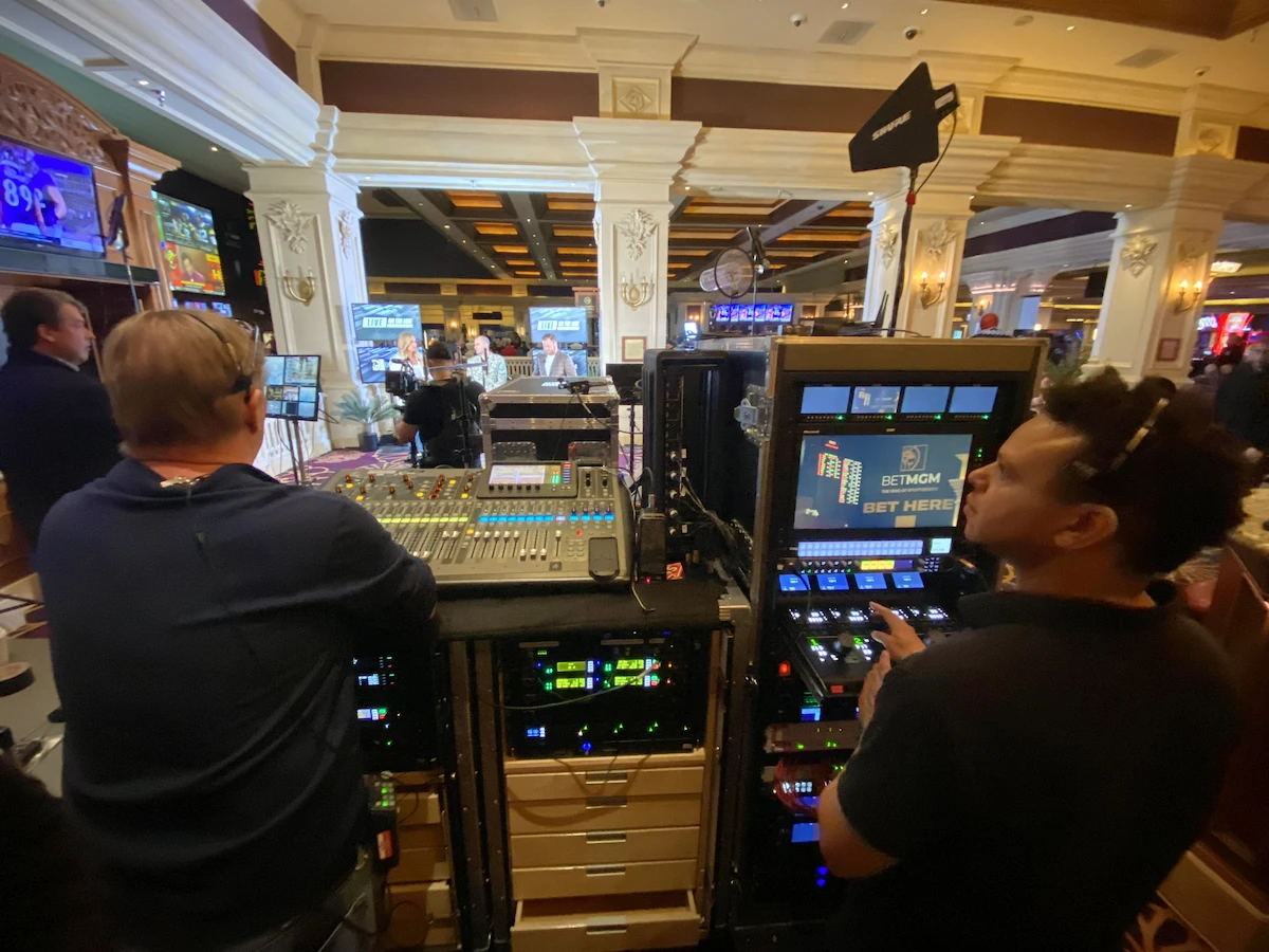 Stadium Live on the Line lobby control setup