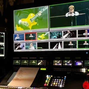 Elton John control room monitor