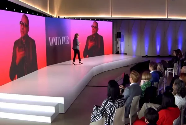 Condé Nast Newfront 2022 Vanity Fair screen