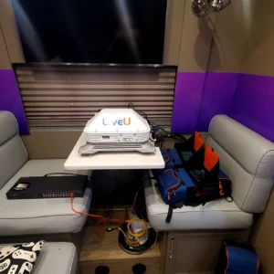 5GRV LiveU setup on table