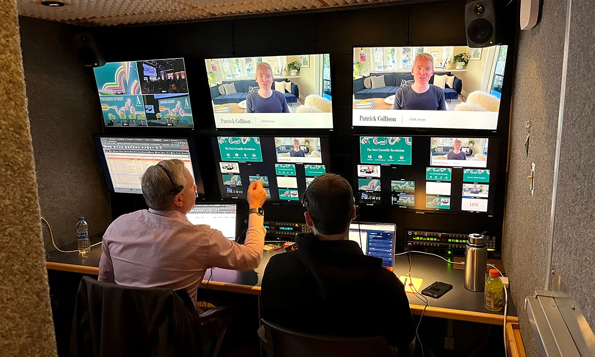 Atlantic Progress Summit control room