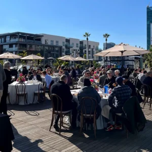 Atlantic Progress Summit outdoor seating