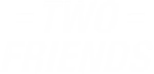 Two Friends white logo