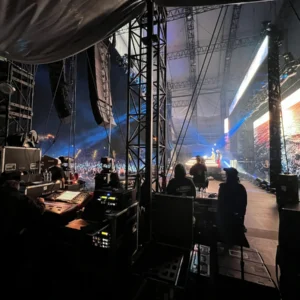 two friends BBL backstage setup BTS
