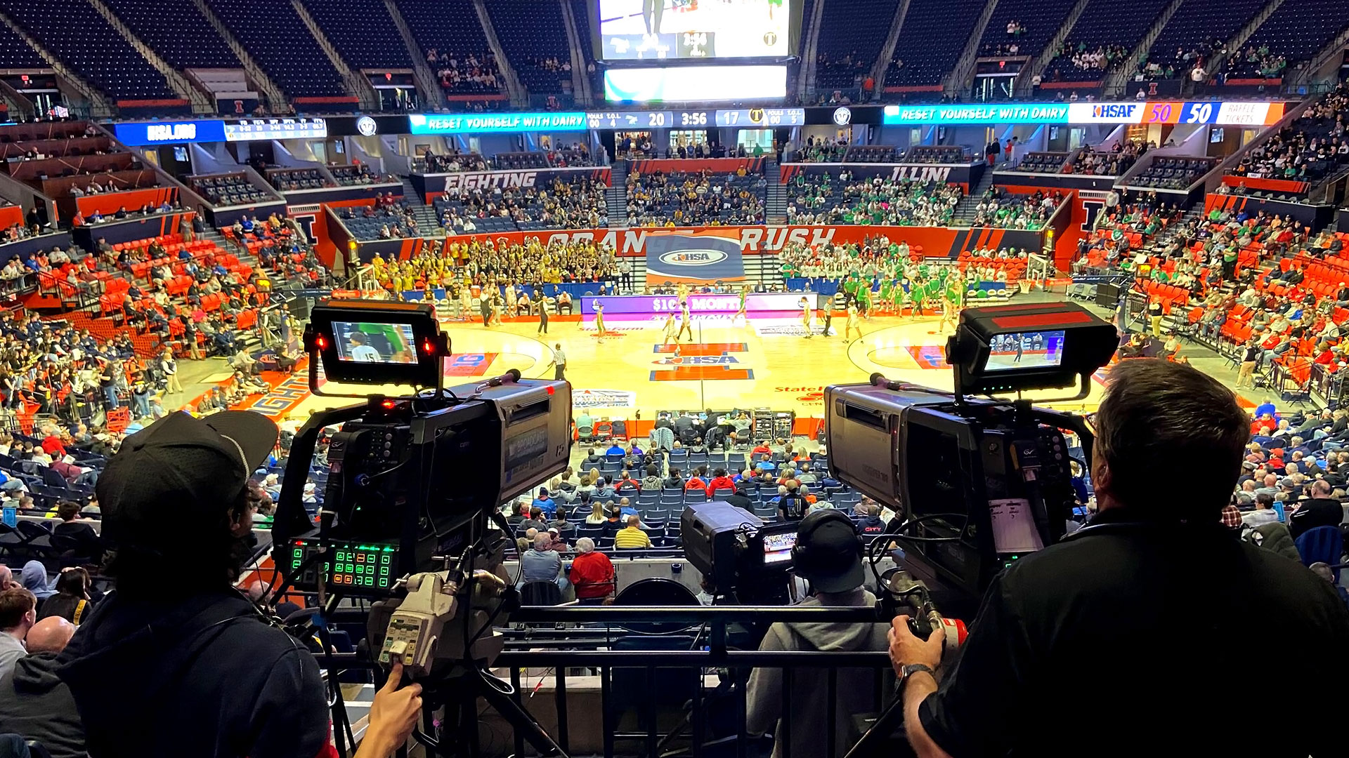 Basketball camera shots