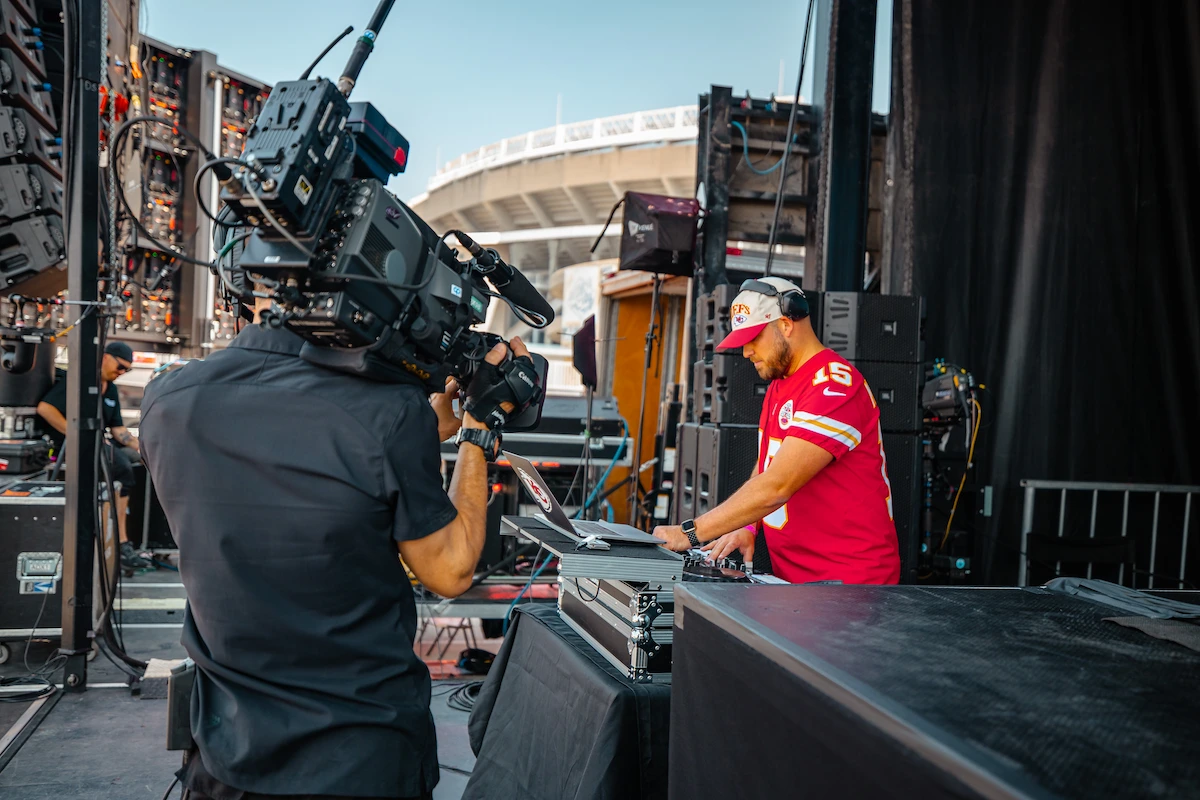 KC tailgate camera operator