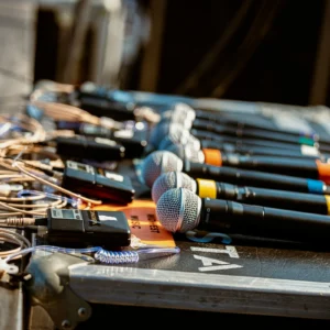 KC tailgate mics and equipment