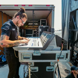 KC tailgate audio technician