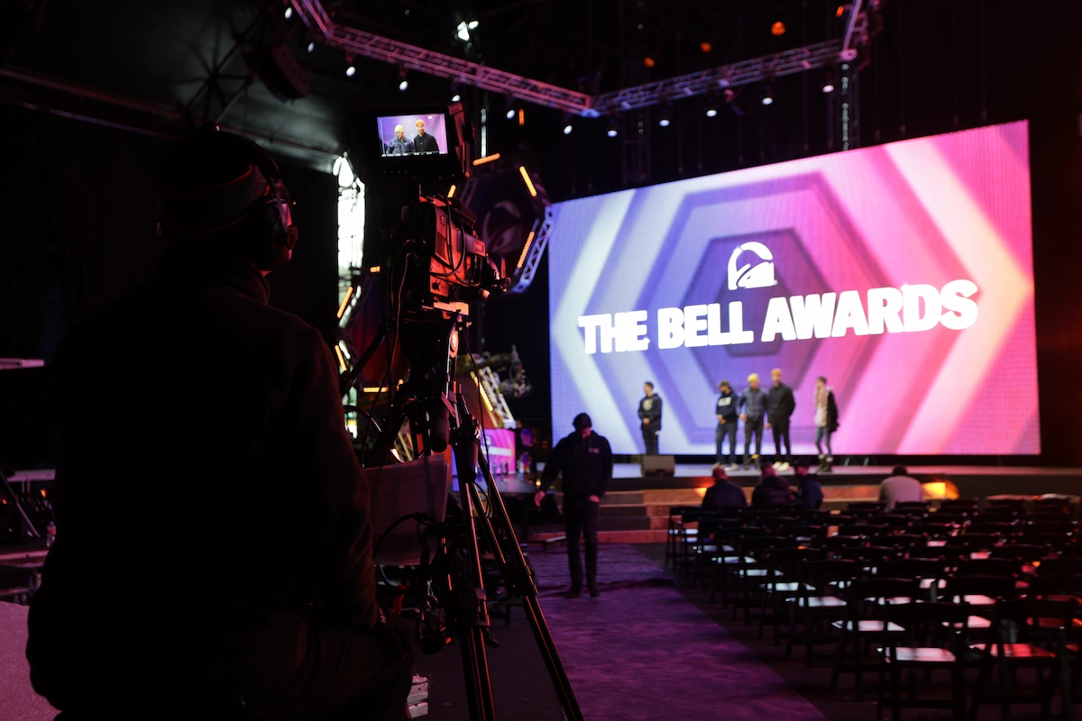 Taco Bell Live camera operator filming