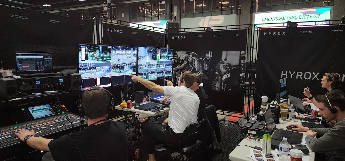 Inspohub Hyrox control room operators