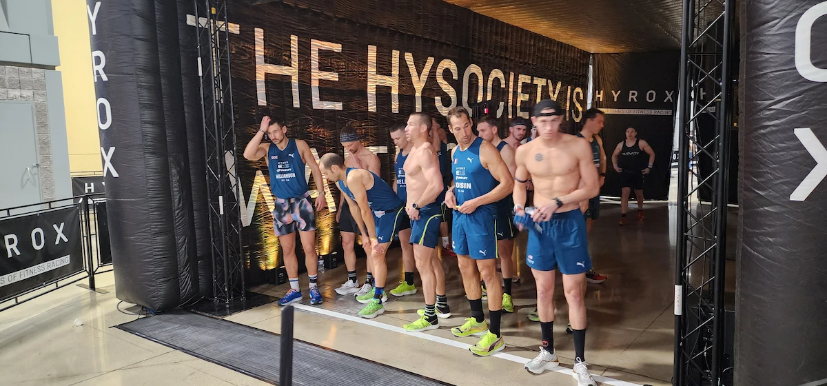 Inspohub Hyrox competitors waiting