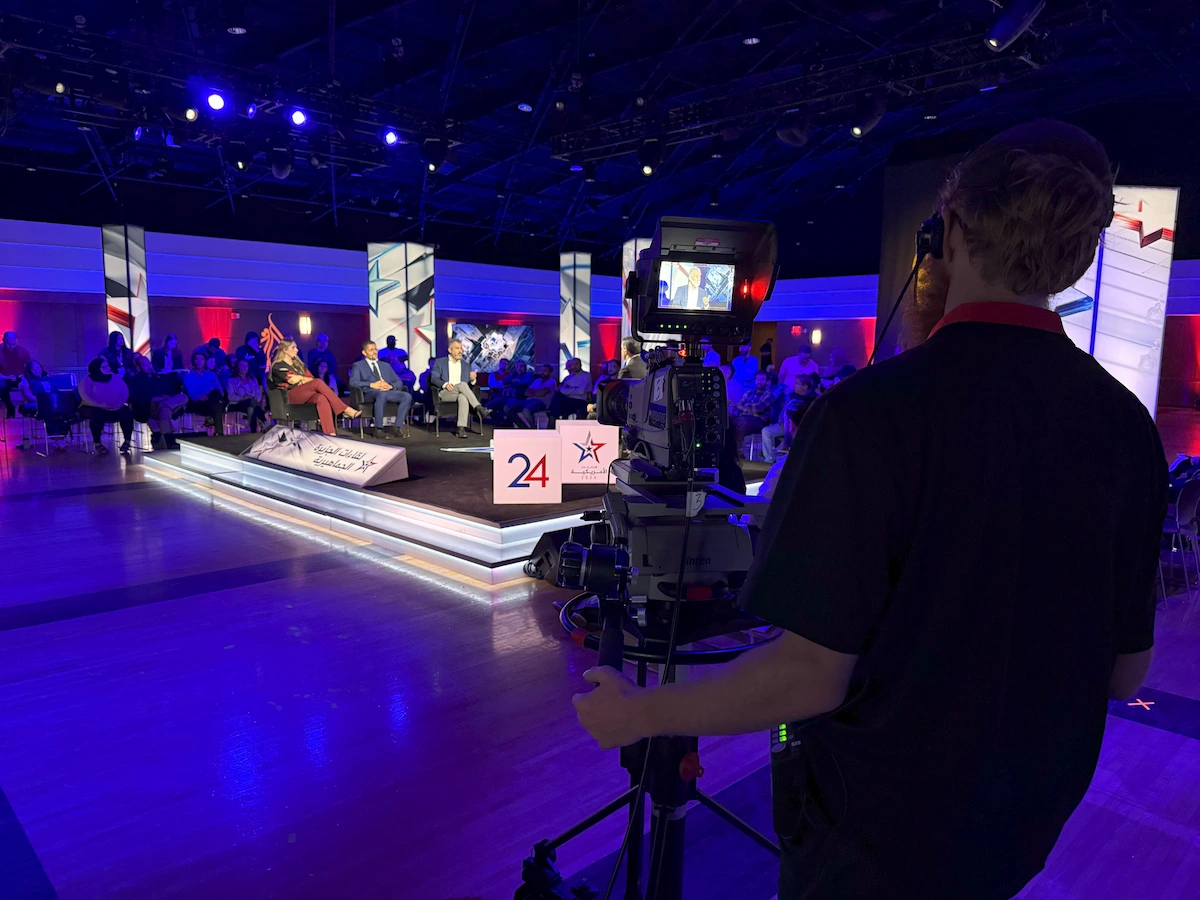 Al Jazeera camera operator BTS