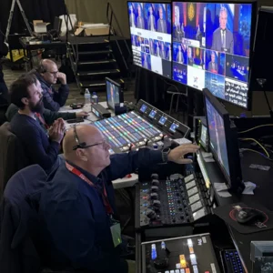 Al Jazeera control room operators