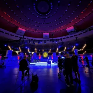 Al Jazeera venue wide shot