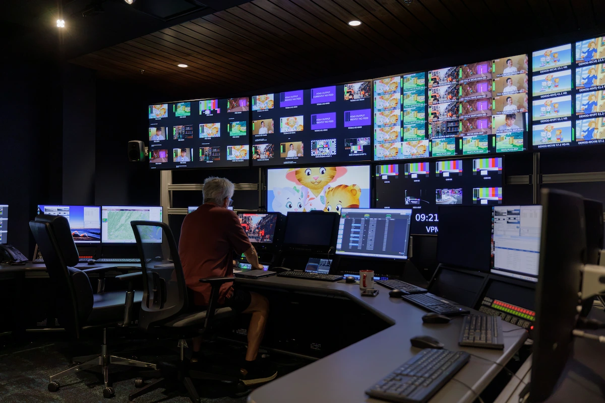 Virginia Public Media control room