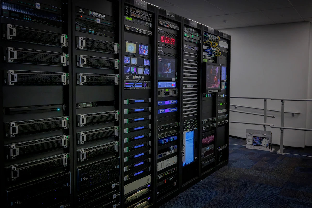 Virginia Public Media server room