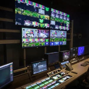 Production Control Room Monitor Wall
