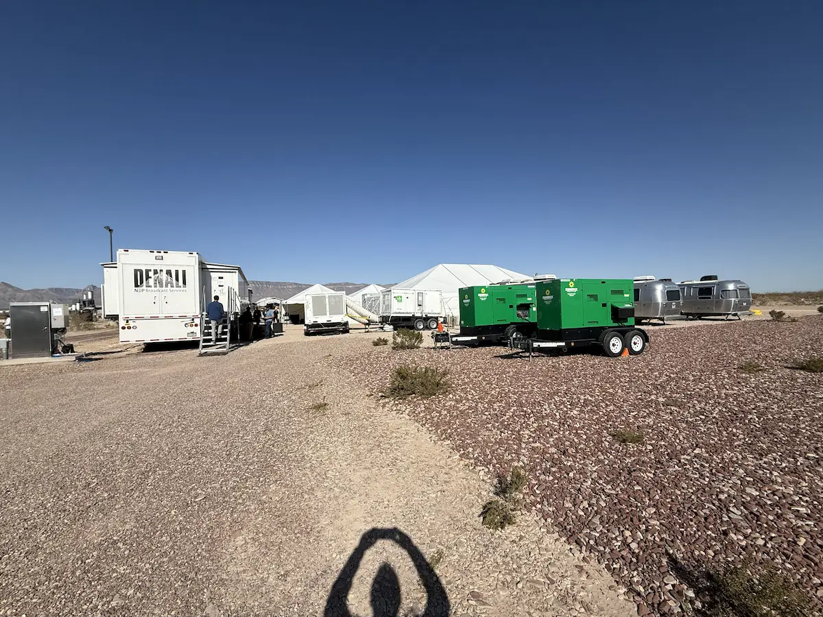 Blue Origin NS-31 video village