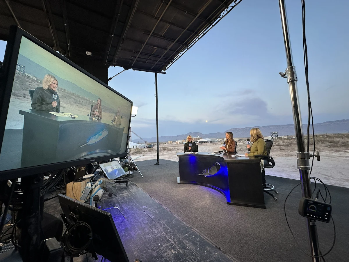 Blue Origin NS-31 mobile stage