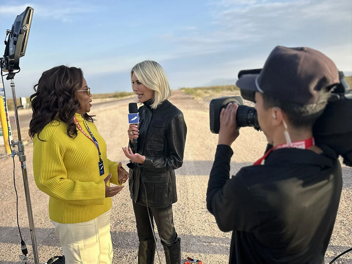 Blue Origin NS-31 Oprah interview
