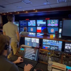 Blue Origin NS 31 control room